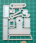 Dope Document Clips Die Cut For Card Making And Scrapbooking With Intricate Metal Cutting Design For Embossed And Cut Out Patterns