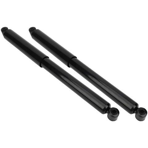 Black monotube gas shocks from Beefed Up Shock Absorbers Front And Rear Set Of 4 For Dodge Dakota 4x4 1997-2004 And Dodge Durango 4x4 1998-2003