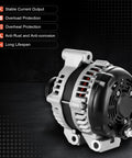 11570 Alternator Replacement For Grand Caravan 2011-2020, Journey 2011-2019, side view showing structure and details