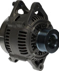 Side view of New Upgraded Alternator For Dodge Cummins Ram 5.9L 6BT 12 Valve 120 Amp 1990 1998 D250 D350 W250 W350 Replacement Fits OE Numbers
