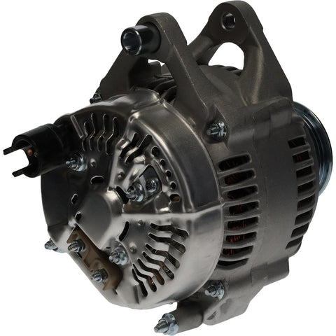 New Upgraded Alternator For Dodge Cummins Ram 5.9L 6BT 12 Valve 120 Amp 1990 1998 D250 D350 W250 W350 Replacement Fits OE Numbers 121000-4080