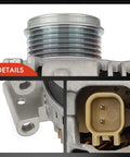Details of Alternator for Dodge Dart 2013 to 2016 2.0L 2.4L 12V 140A Direct Fit 6 Groove Decoupler Pulley Clockwise Rotation