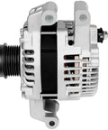 Side view of Alternator Replacement For Dodge Dart 2013 2014 2015 2016 2.0L 2.4L High Output Reman Auto Part with pulley visible