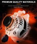 Alternator Replacement For Dodge Dart 2013 2014 2015 2016 2.0L 2.4L High Output Reman Auto Part with metal housing