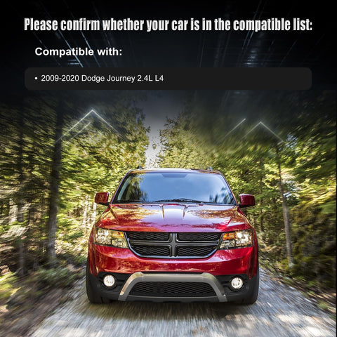 2009-2020 Dodge Journey 2.4L L4 front view in forest setting