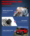 12V 160A Alternator Replacement For Dodge Journey 2.4L 2009 To 2019 And 3.5L 2009 To 2010 And 3.6L 2011 installed in vehicle engine