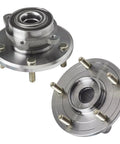 Front Wheel Bearing Hubs Assembly Kit For Dodge Journey 2009 Through 2020 Replacement Includes Two Front Hubs For Left And Right Sides 5 Bolt Lugs ABS Encoder 4 Bolt Flange Direct Fit OE Style