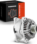 Replacement Alternator For Dodge Ram 2500 2006 Through 2009 And Ram 3500 2006 Through 2008 5.9L 12V 136A 8-Groove Clockwise Pulley Clutch