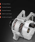 Dodge Ram 1999 2000 Alternator 117A 12V With 7 Groove Pulley Drop In Direct Fit For Ram 1500 2500 3500 4000 Van Dakota Durango 99 00 Replacement Part Replaces OEM Numbers AND0188 40052024 56027912AB