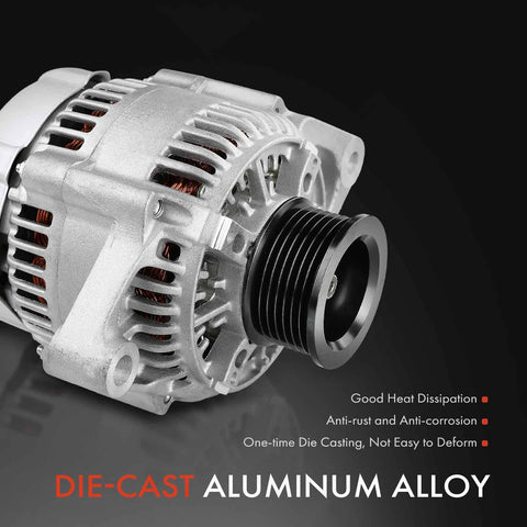 Dodge Ram 1999 2000 Alternator 117A 12V With 7 Groove Pulley Drop In Direct Fit For Ram 1500 2500 3500 4000 Van Dakota Durango
