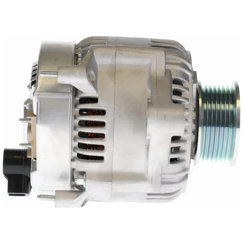 Side view of 12V 120A PMA Alternator Replacement For Dodge Dakota Durango Ram Van 1992-1998 3.9L V6 5.2L V8 5.9L V8 8.0L V10 New High Output OE-Style Direct Fit Premium Quality Automotive Part