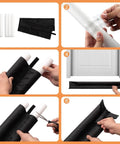 Installation steps for Door Noise Blocker 36 Inch Black Draft Stopper Silencer, Soundproof Door Draft Guard For Home And Office