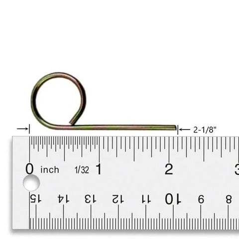 10 Pack Interior Privacy Door Emergency Release Tools for bedrooms and bathrooms, metal tool next to a ruler showing size