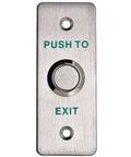 Push to exit button for Remote Door Access Control System With 600 Lb Electromagnetic Lock Kit And Z L Bracket For Inswinging Door.