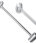 Double Head Door Hinge Adjustment Tool 14-19mm For Quick Gap Adjustment, one-piece welded steel with galvanized coating, side view.