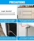 Guide on installing 2 Sets Opening Door Hinge Set 180° Parallel Opening Cabinet Wardrobe Door, showing measurements and precautions.