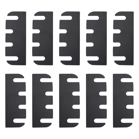 10 Pack Door Hinge Shims For Door Hinge Repair Kit 0.030 Inch Thickness 4 Inch Shims Durable PVC Injection Molded Plastic