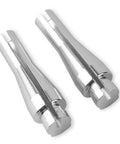 8 Ends Door Latch Cable Repair Kit permanently fixes four cables six standard and two locking cam eliminates the need for new latch cables installs in minutes and saves money on F Series E Series Ranger Expedition Excursion Navigator door repairs. Two metal cam ends close-up view.