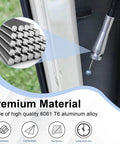 Four-piece door latch cable repair kit delivers fast, tool-free fixes for multiple model years showing aluminum cable material