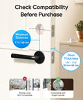 Compatibility guide for Fingerprint Keyless Entry Front Door Lock With Built In Wi Fi App Remote Control And Physical Key Backup C220.