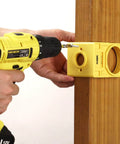 Using 1-3/8" - 1-3/4" Door Lock Installation Kit for Wooden Doors with Guide Template and Hole Saw