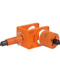 Door Lock Installation Kit With Adjustable Jig And Two Hole Saws For Wood And Metal Doors One Inch And Two And One Eighth Inch Holes