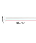 47.2 Inch Roll Door Pinch Guard Safety Stopper For Finger Pinch Prevention, made from polypropylene, 120 cm by 10 cm.