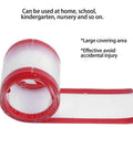 47.2 Inch Roll Door Pinch Guard Safety Stopper For Finger Pinch Prevention, Anti Slam Protector, shown unrolled and ready for install