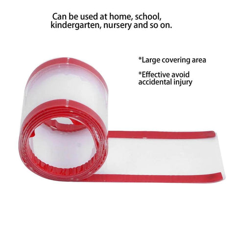 47.2 Inch Roll Door Pinch Guard Safety Stopper For Finger Pinch Prevention, Anti Slam Protector, shown unrolled and ready for install