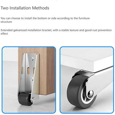 Door Sinking Repair Kit With Swivel Wheel Support For Bedroom Doors And Garden Gates Bottom Pulley For Wooden Doors And Yard Fences