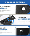 2 Pack Heavy Duty Door Roller Catch With Strike Plate, Silent Drive In Ball Catch, Adjustable Solid Zinc features