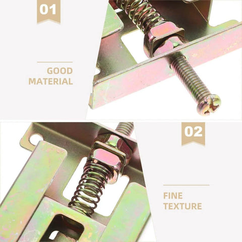 Close-up of 2 Pcs Sliding Door Roller Wheels with heavy duty stamped housing and POM bearings for closet mirror and barn doors.