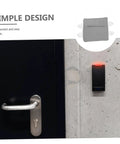 Enjoy a quieter living space with this two-pack door silencer that cushions slammed doors, protects walls, and reduces roommate noise, featuring reliable elastic straps for quick, secure mounting on dorm room doors.