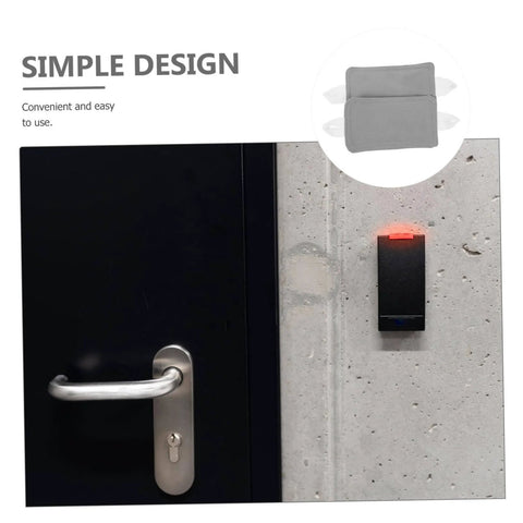 Enjoy a quieter living space with this two-pack door silencer that cushions slammed doors, protects walls, and reduces roommate noise, featuring reliable elastic straps for quick, secure mounting on dorm room doors.
