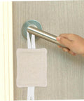 Three Piece Door Silencers Set Heavy Duty Slam Stoppers Easy Install Latch Covers for Nursery No Drill Noise Reduction