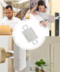 Door Slamming Noise Stopper Cushion For Quiet Doors, Elastic Sides Fit Most Door Sizes, Door Silencer Pad Prevents Slams