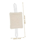 Three Pack Door Silencers Easy Install Door Slam Preventer No Tools Required for Safety shown with dimensions