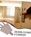 Door Silencer Cushions With Elastic Straps 3 Pack Anti Slamming Door Stops for Safe Finger Pinch Protection