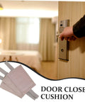 Door Silencer Cushion Set With Elastic Straps Safe Door Stopper For Nursery And Home Use Prevents Slamming And Injuries