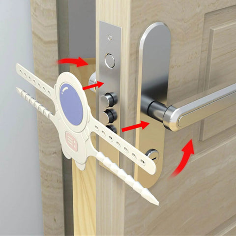 Thick Quiet Door Stopper Cushion With Anti Collision Slamming Silencers Soft Buffer Shock Absorbers For Nursery Rooms installed on door handle