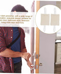 Three Piece Door Silencers Set Heavy Duty Slam Stoppers Easy Install Latch Covers for Nursery No Drill Noise Reduction