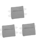 Quiet and practical door silencers ensure near silent door use with no drilling; six soft door stopper pads shown in grey.