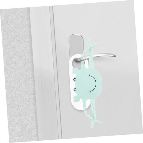 Two-pack door silencers dampen slams for near silent close and finger pinch protection installed on interior door handle