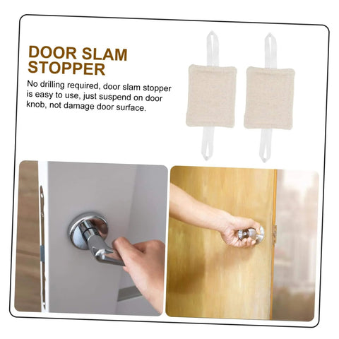 3 Piece Door Slam Stopper Set For Noise Reduction And Door Protection Easy Install Silencers To Prevent Finger Pinching