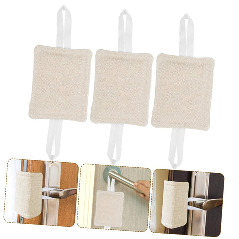 Door Slam Stopper Silencers Set Easy Install No Tools Required No Drilling 3 Pieces Attach To Door Handles Anti Slam Cushions