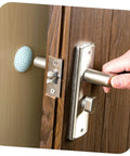 4 Piece Thickening Door Slam Silencer Wall Mount Mute Door Stopper Wall Crash Pad Protector installed on door