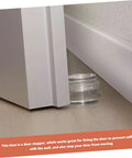 Six Piece Door Silencer And Stopper Sliding Buffer Set installed under door for noiseless closing