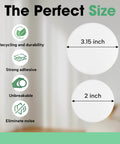 Durable 2 inch door stoppers with cushioned, self adhesive wall protectors guard walls and knobs, absorb impact, reduce noise