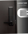Enjoy a quieter living space with this two-pack door silencer that cushions slammed doors, protects walls, and reduces roommate noise.