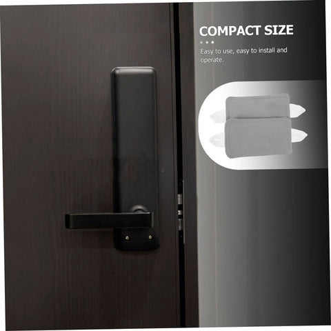 Enjoy a quieter living space with this two-pack door silencer that cushions slammed doors, protects walls, and reduces roommate noise.